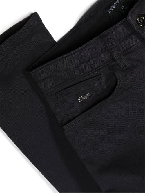 Pantalone bambino nero EMPORIO ARMANI KIDS | 8N4J064N7AZ0920